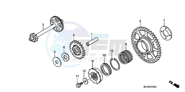 STARTING CLUTCH blueprint