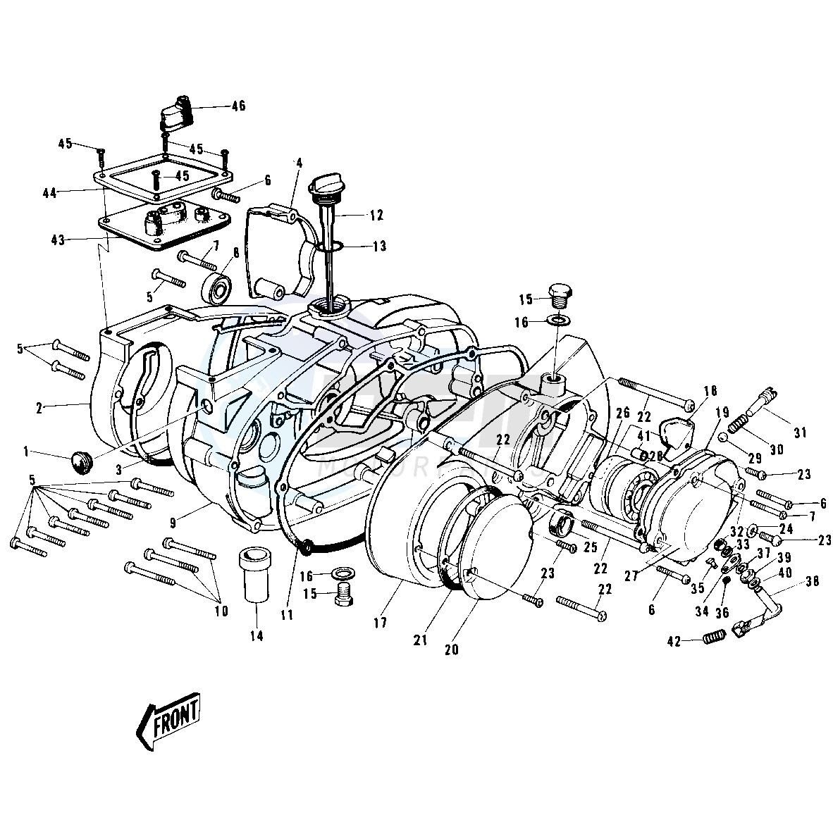 ENGINE COVERS G4TR-B_C 1_2 -- 70-73- - blueprint