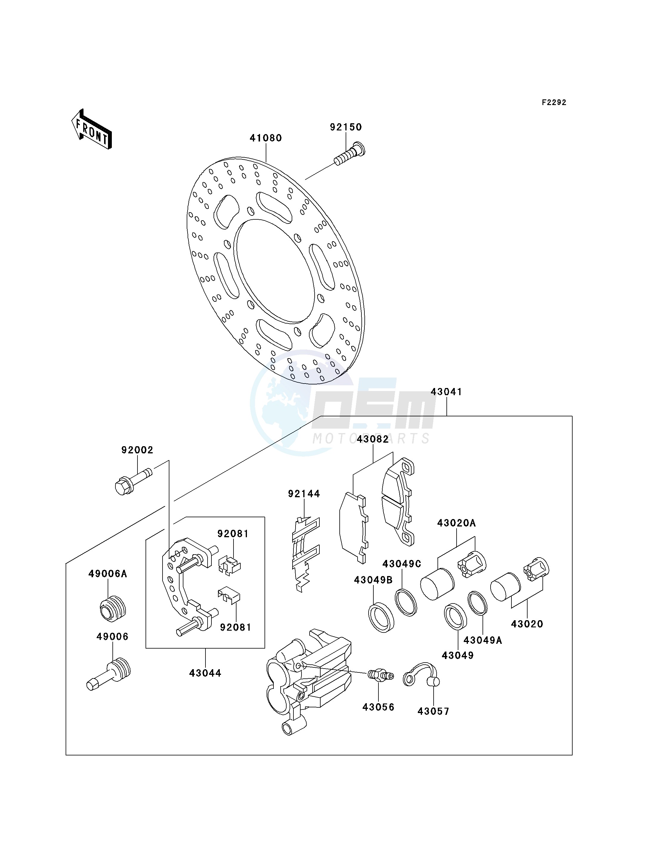 FRONT BRAKE image