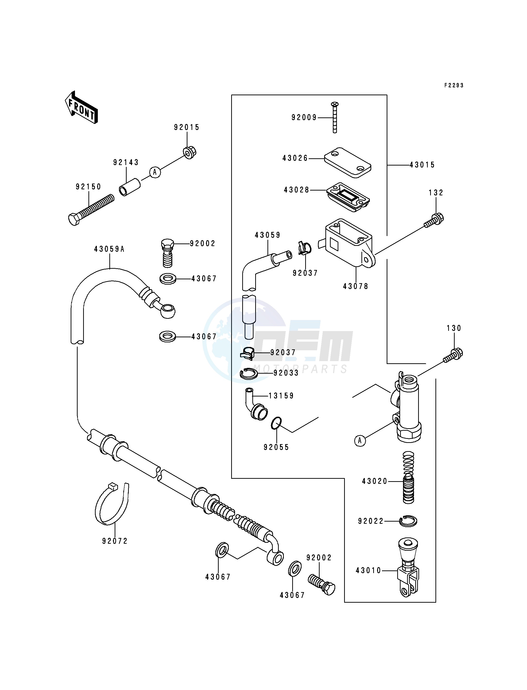 REAR MASTER CYLINDER image