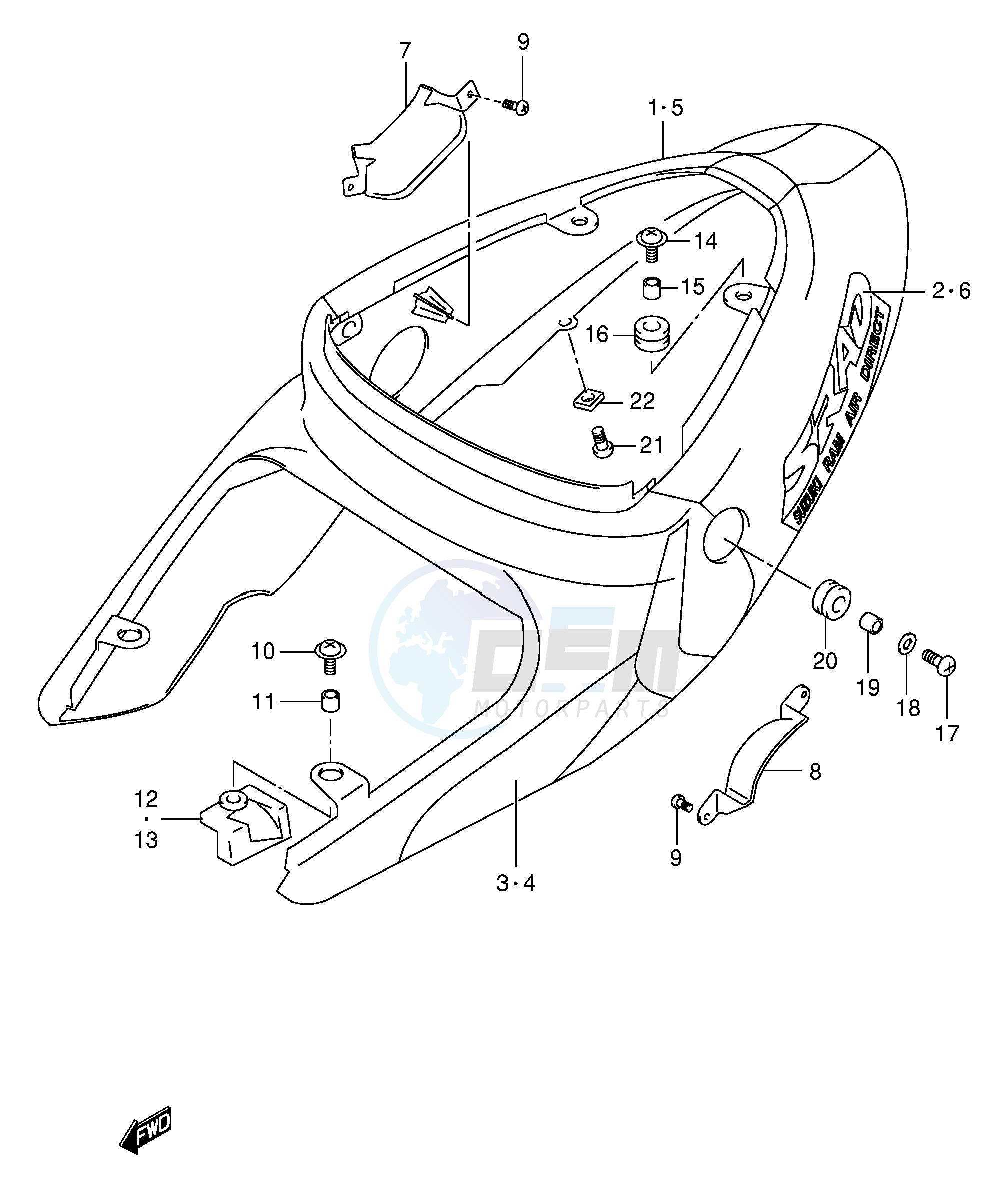 FRAME COVER (MODEL X) image