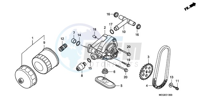 OIL PUMP blueprint