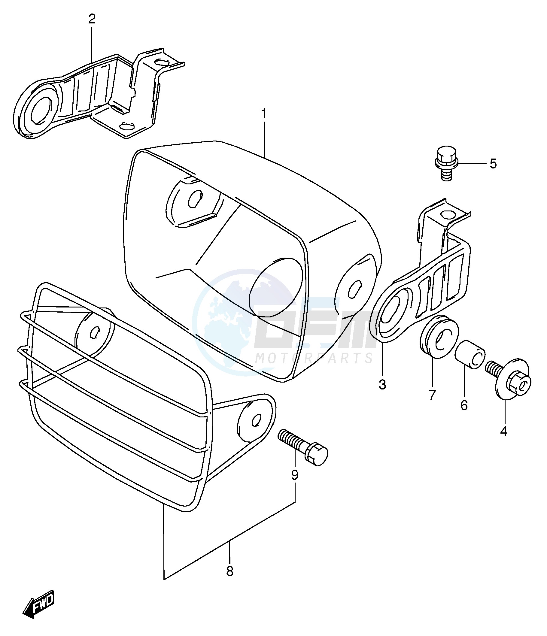 HEADLAMP HOUSING image