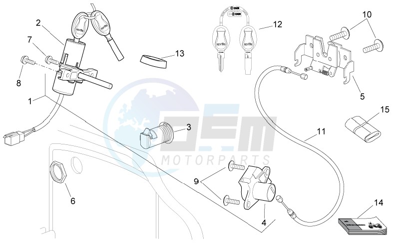 Lock hardware kit blueprint