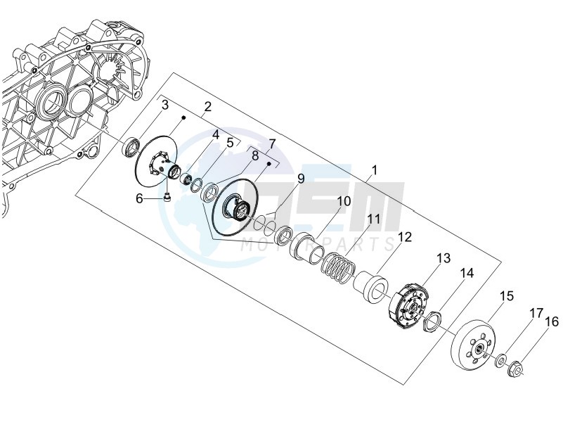 Driven pulley image