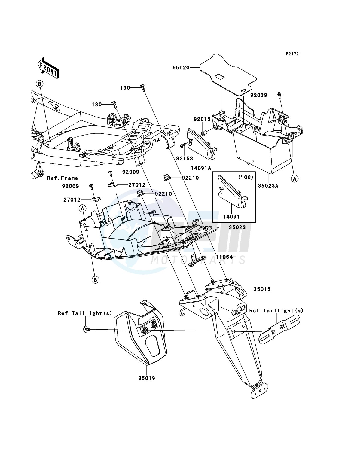 Rear Fender(s) blueprint