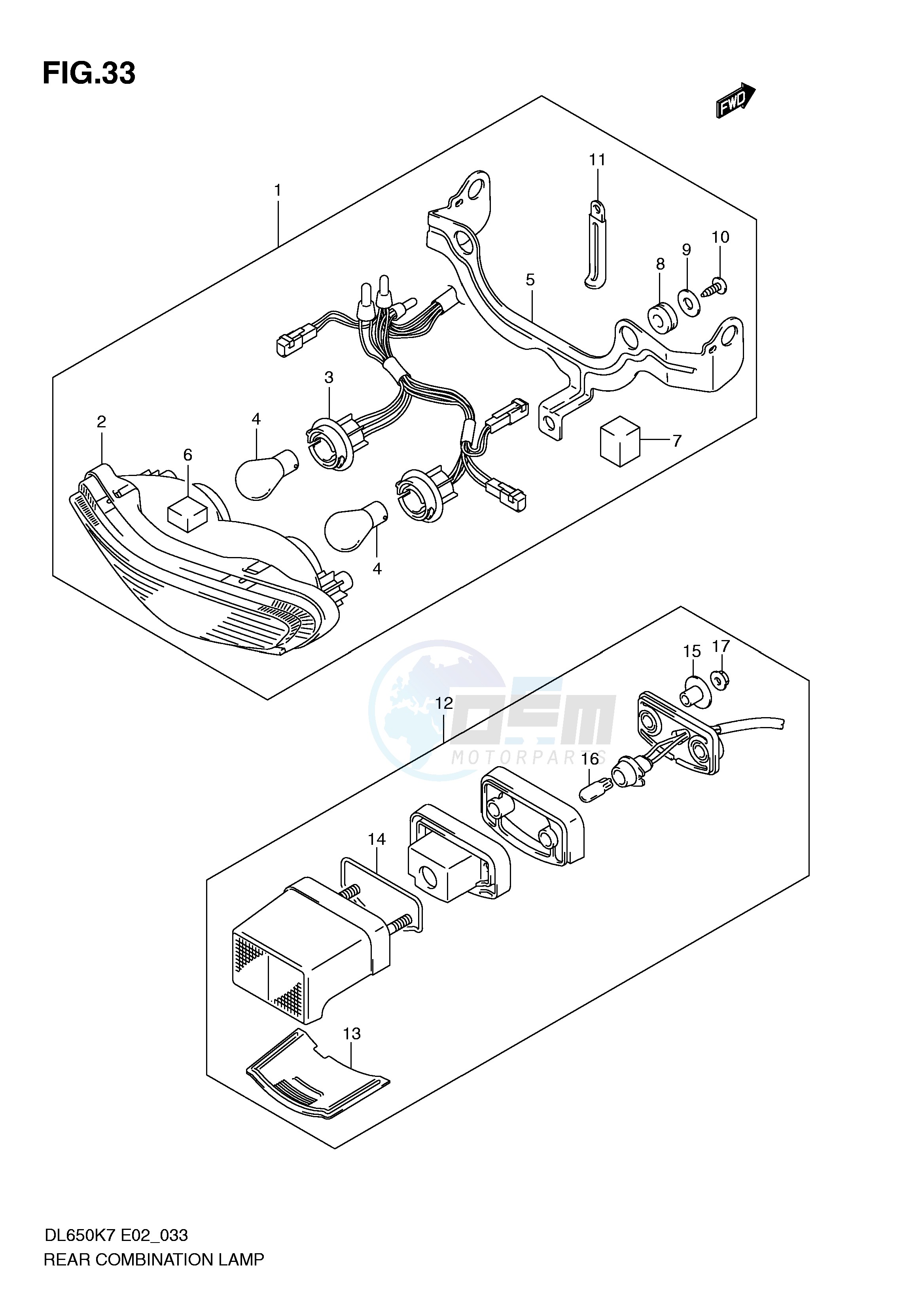 REAR COMBINATION LAMP image