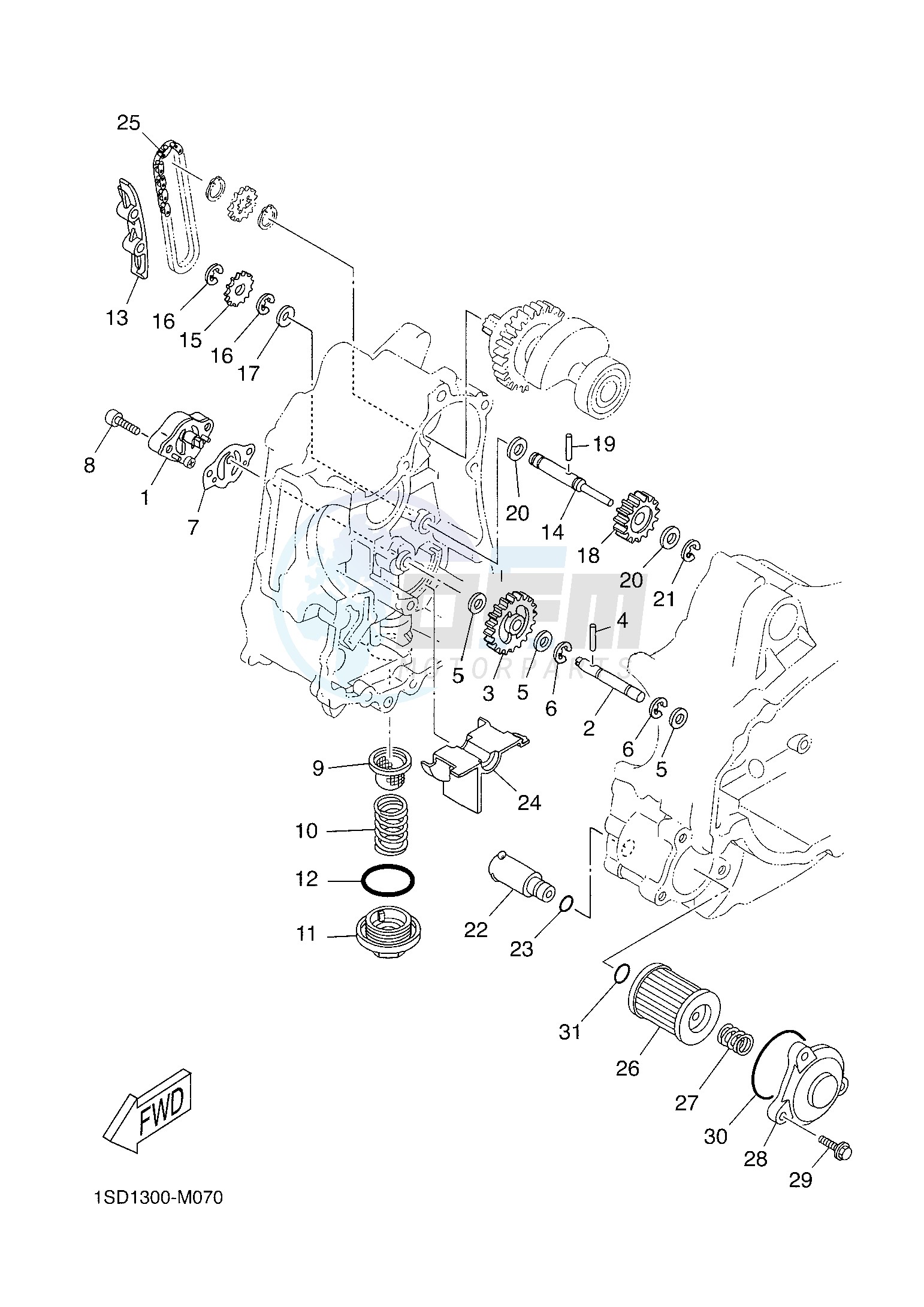 OIL PUMP blueprint