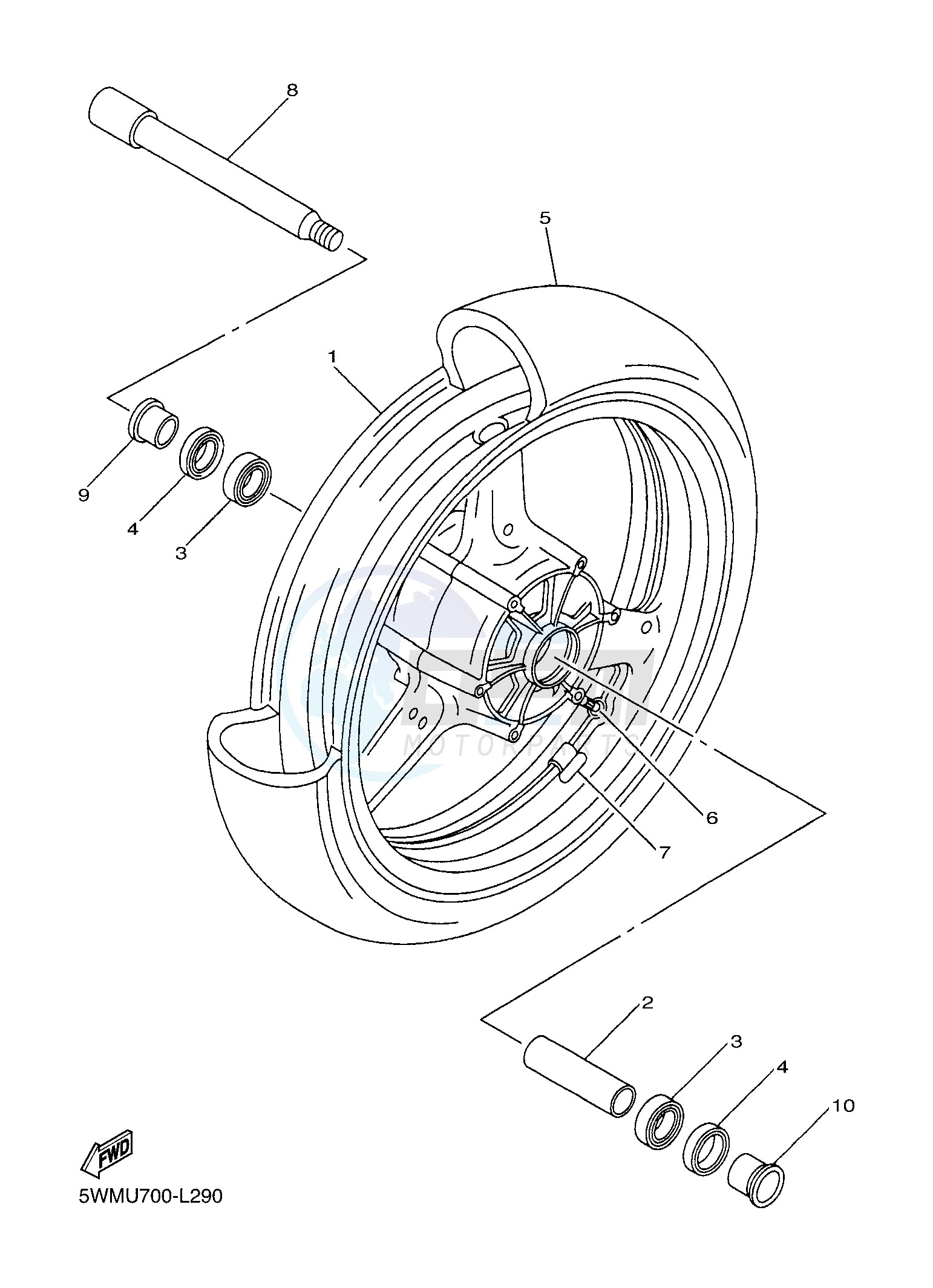 FRONT WHEEL image