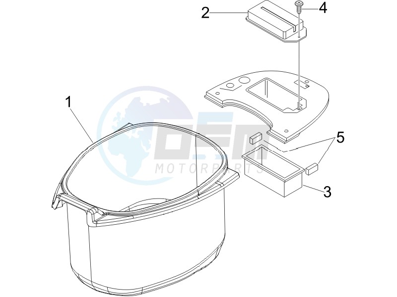 Helmet housing - Undersaddle image