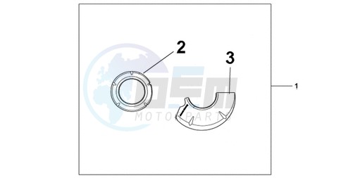 CARBON CRANKCASE COVER SET blueprint