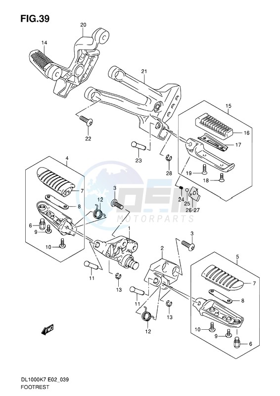 FOOTREST blueprint