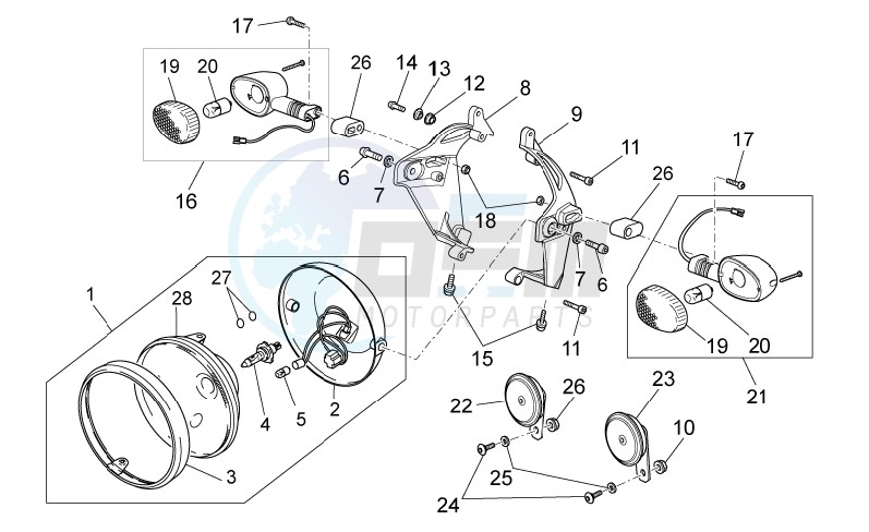 Headlight/Horn image