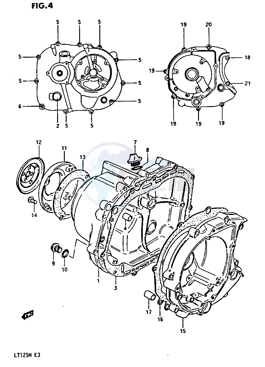 CRANKCASE COVER image