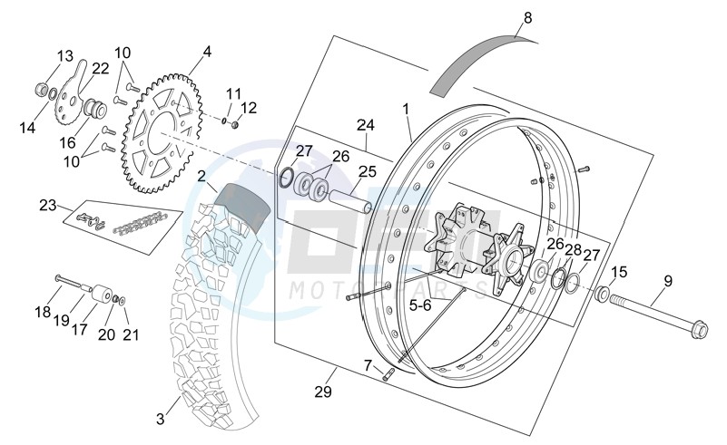 Rear Wheel blueprint