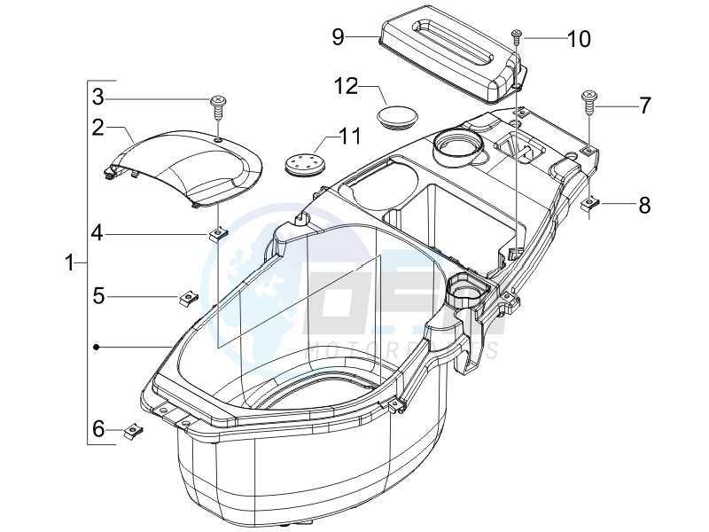 Helmet box - Undersaddle image