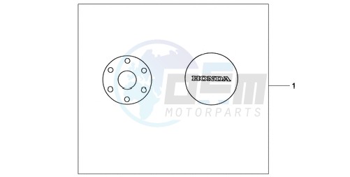 CRANKCASE COVER PEARL ACID YELLOW image