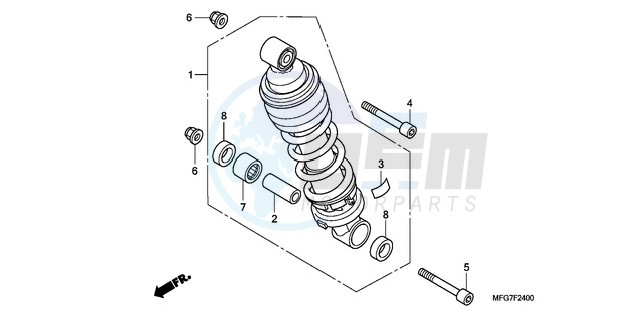 REAR CUSHION image