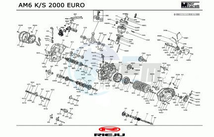 ENGINE  AM6 KS EURO 2000 blueprint