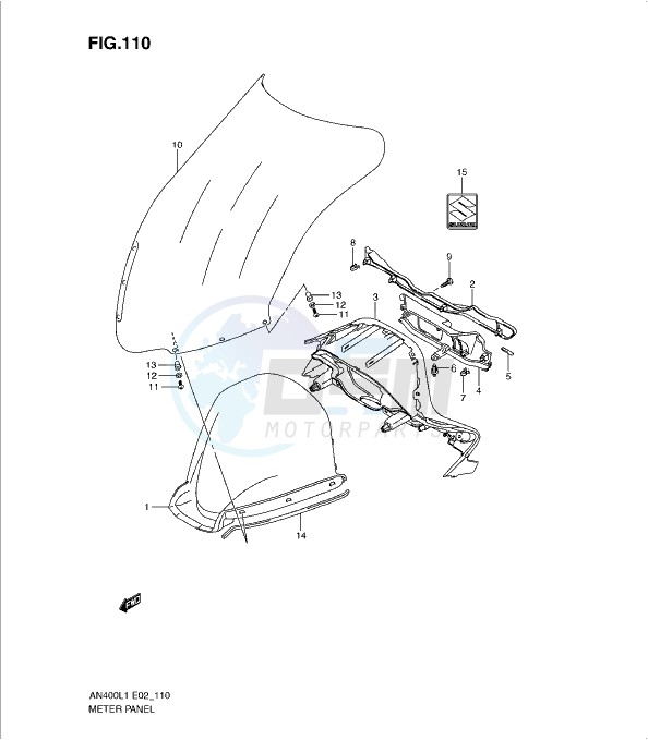 METER PANEL (AN400AL1 E24) image