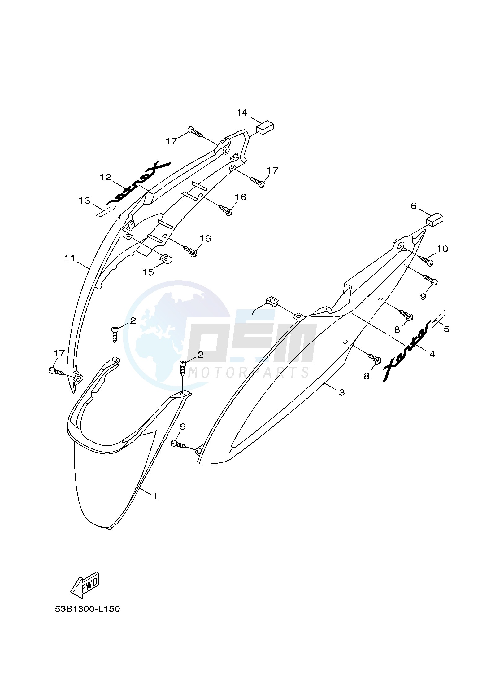 SIDE COVER blueprint