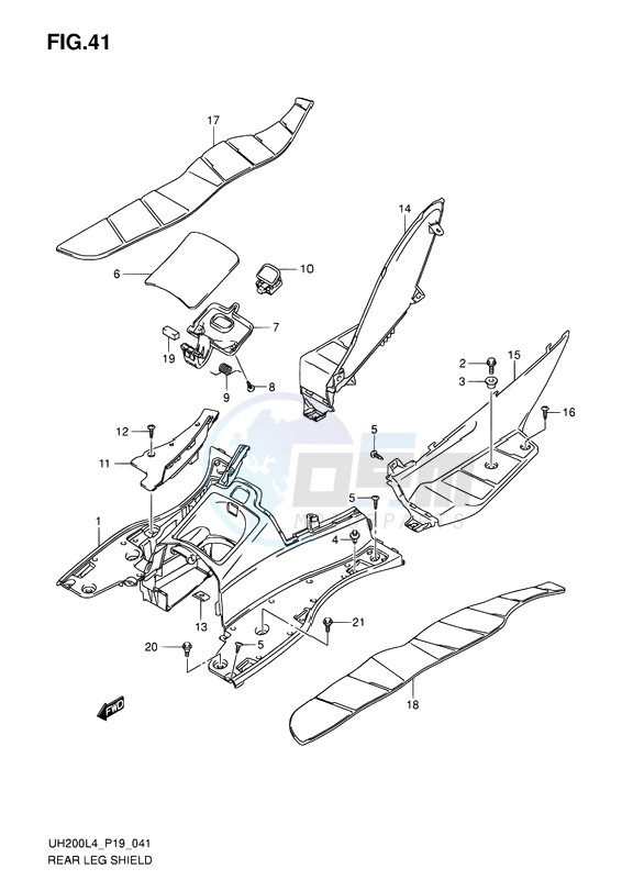 REAR LEG SHIELD image