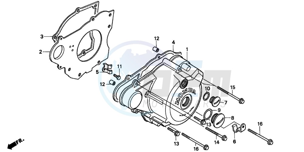 LEFT CRANKCASE COVER image