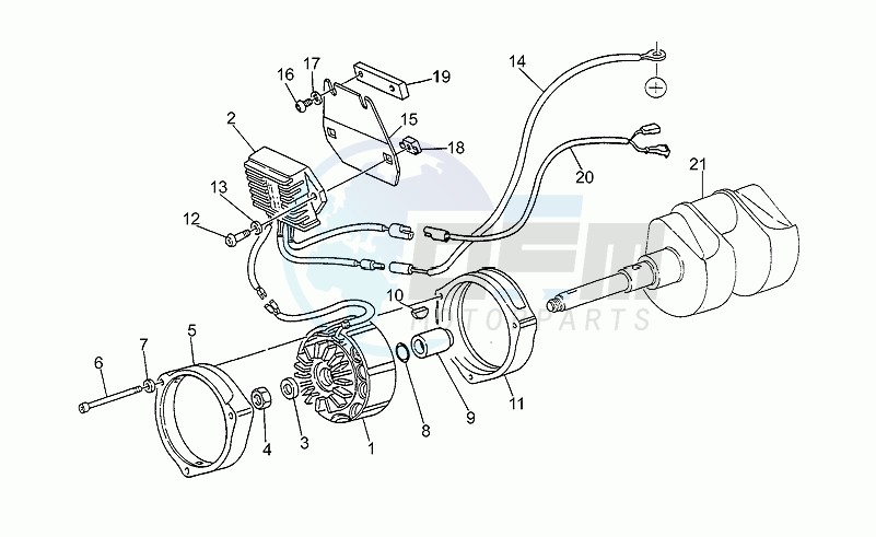 Ducati alternator blueprint
