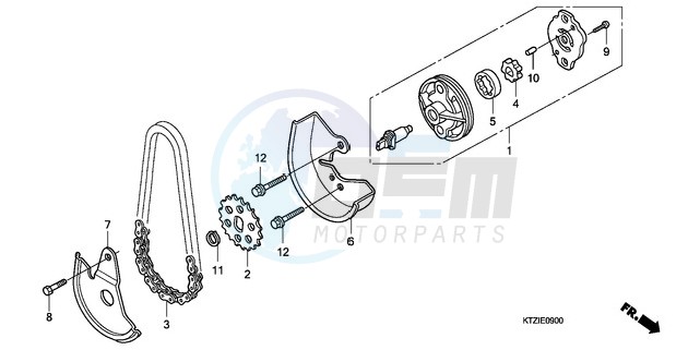 OIL PUMP blueprint