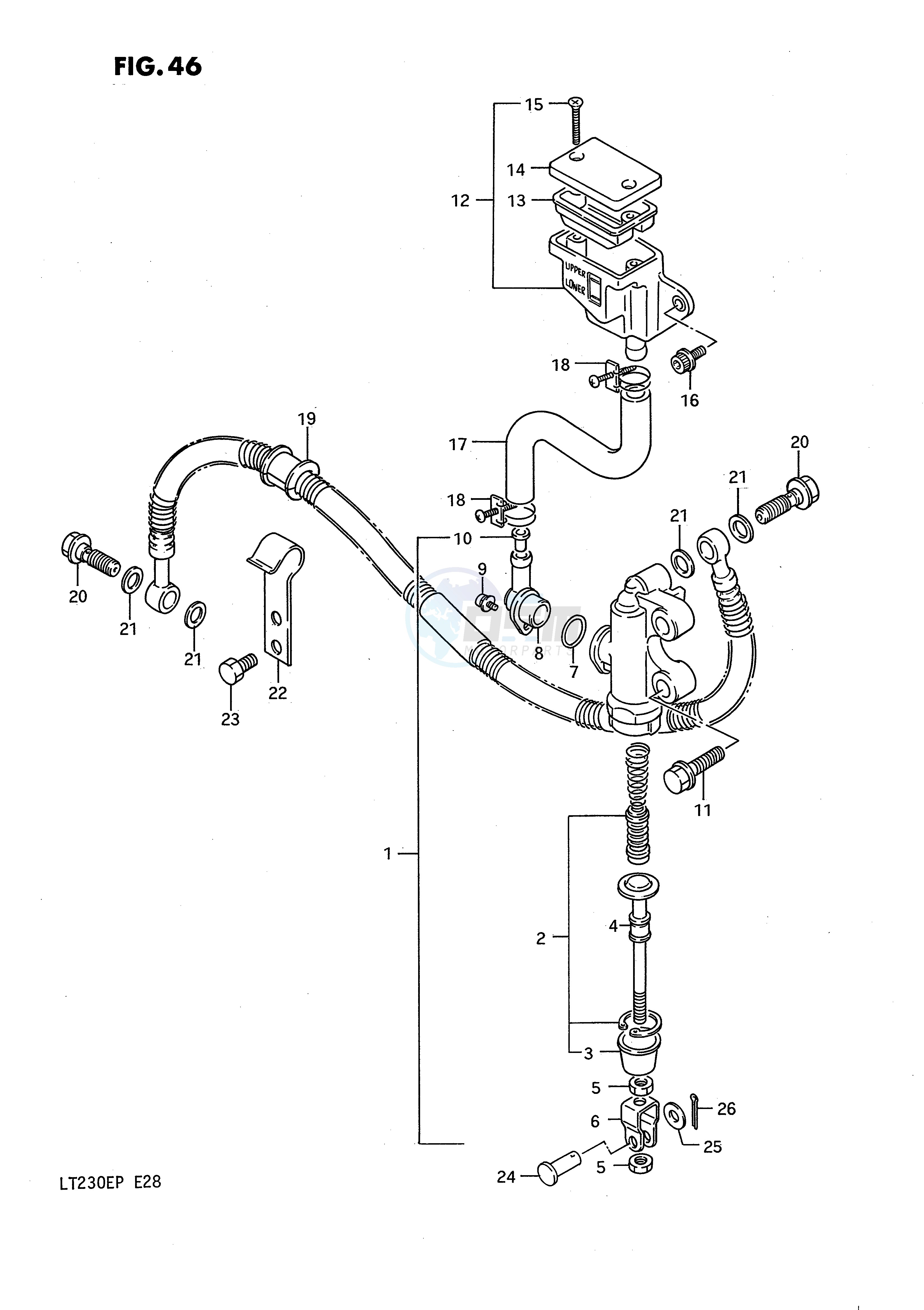 REAR MASTER CYLINDER image