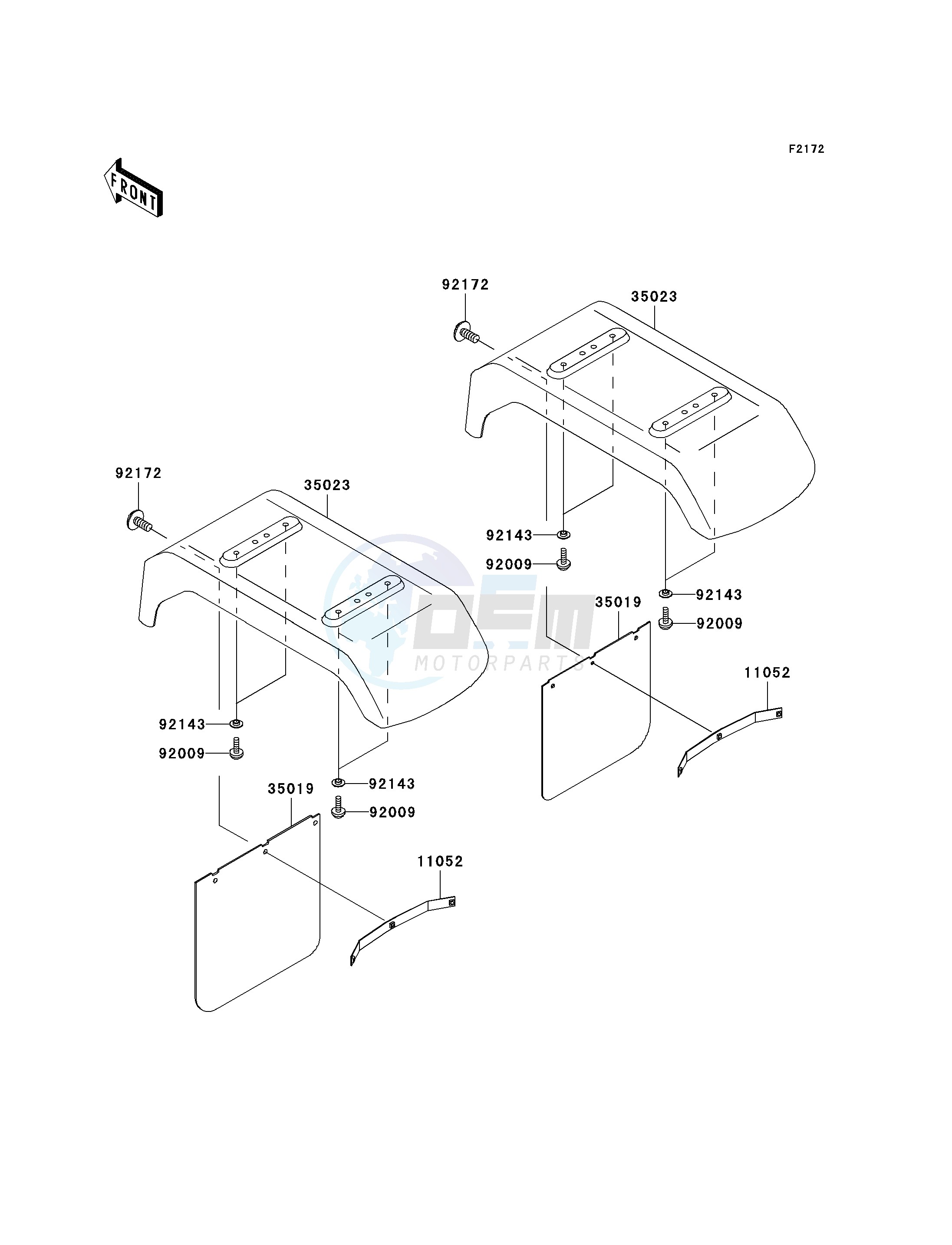 REAR FENDER-- S- - image