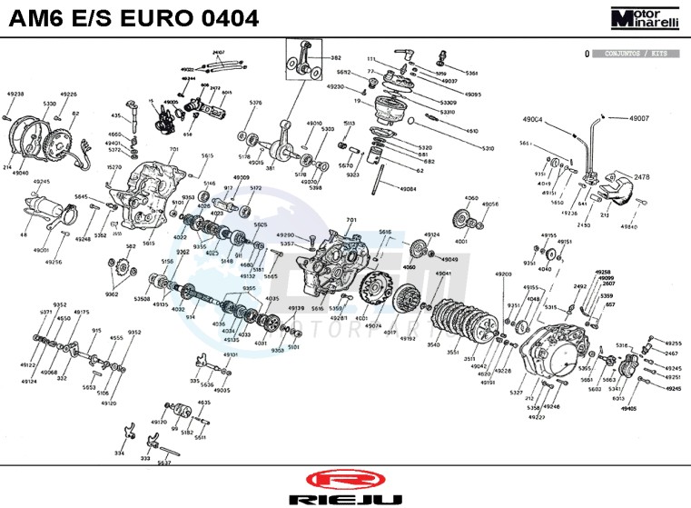 ENGINE  AM6 ES EURO 0404 blueprint