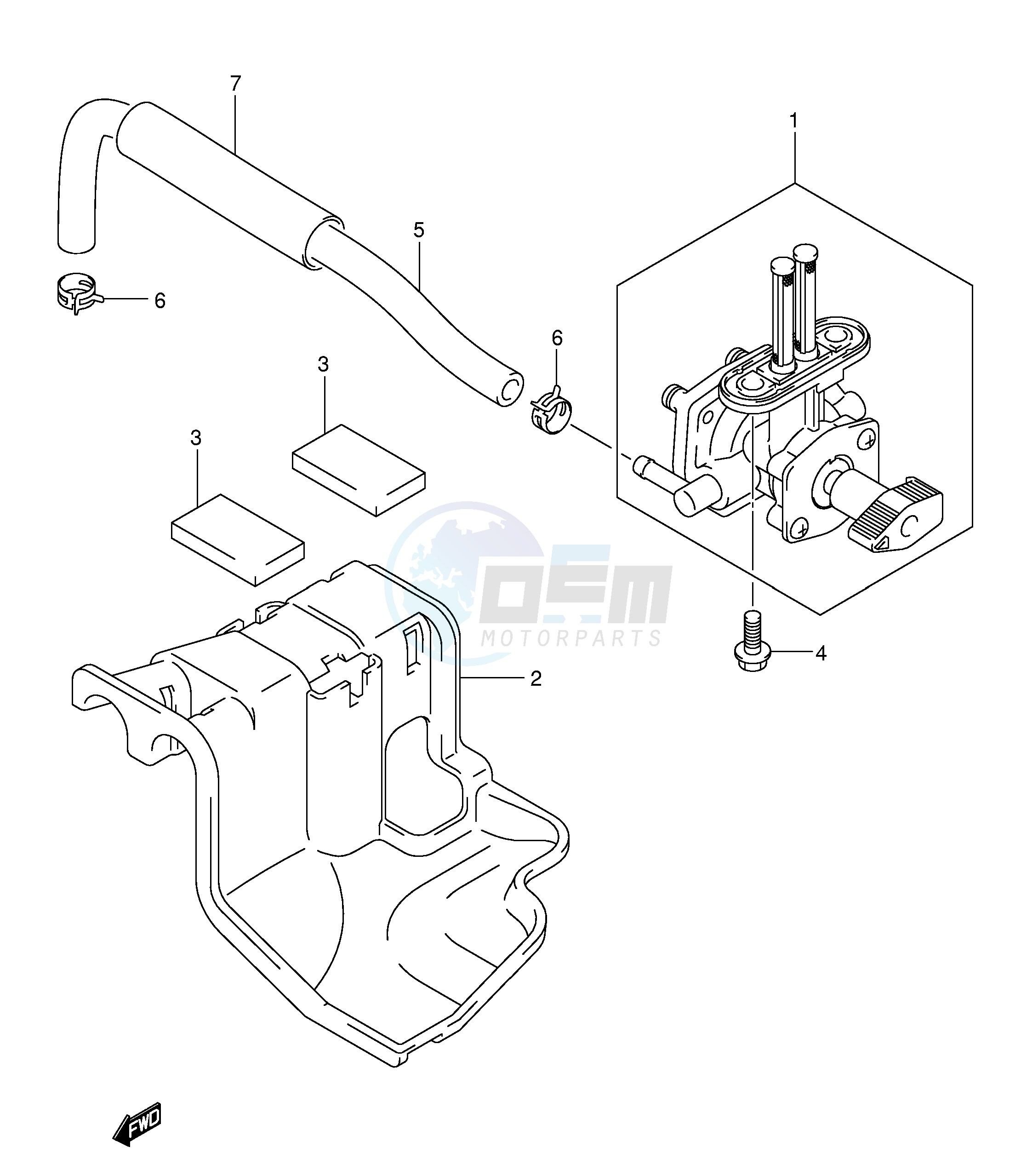 FUEL COCK blueprint