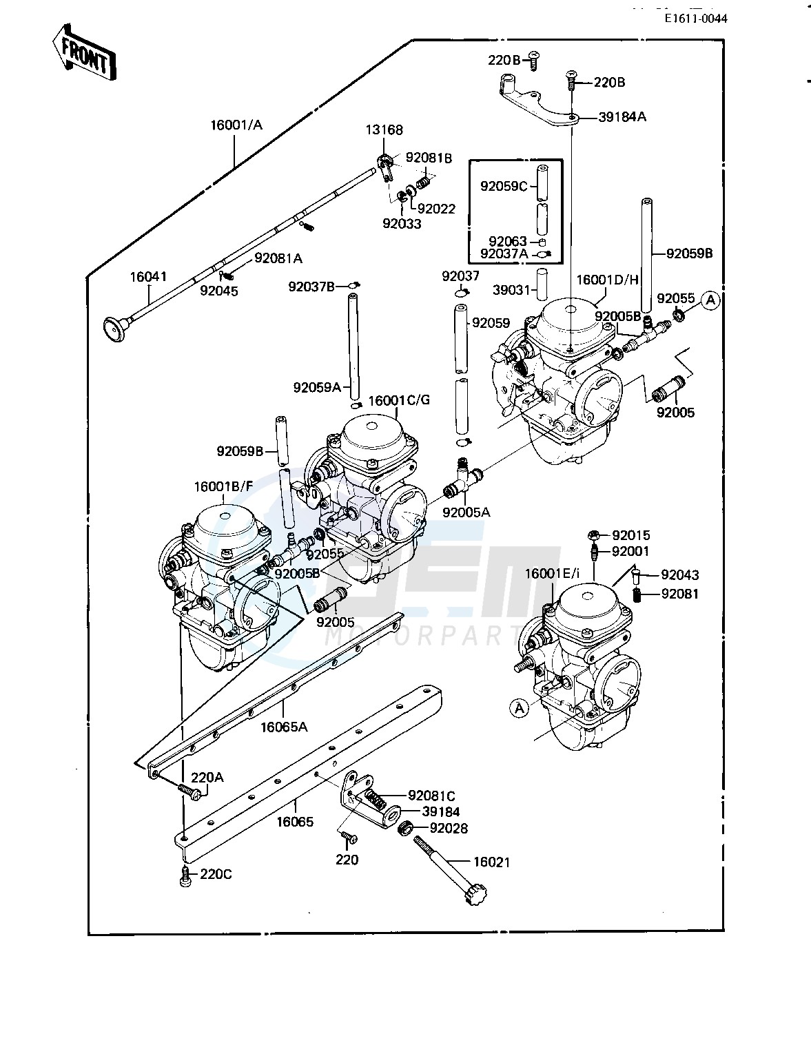 CARBURETOR ASSY -- KZ650-H2- - blueprint