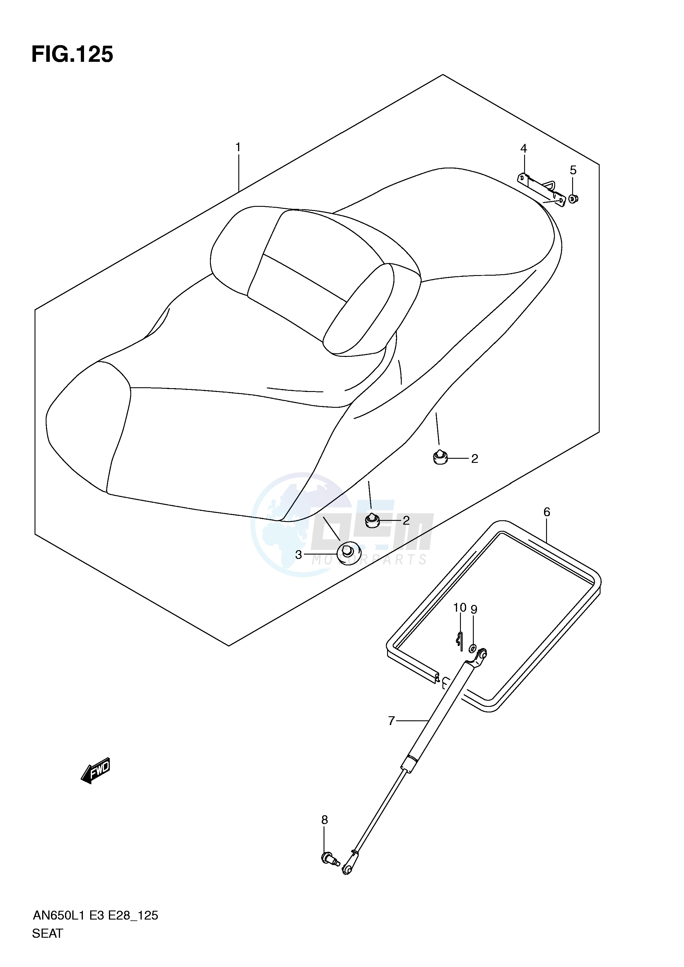 SEAT (AN650L1 E3) blueprint
