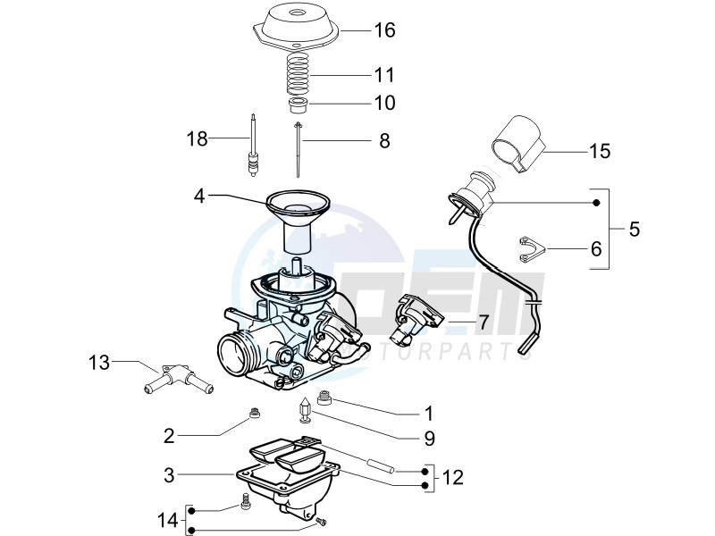 Carburetor's components image