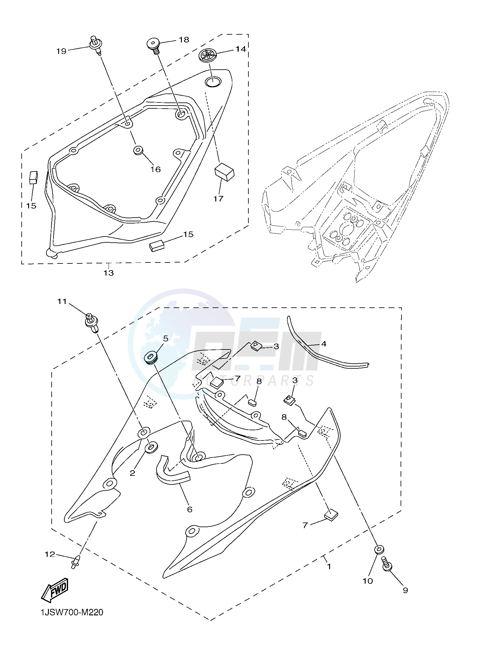 SIDE COVER blueprint