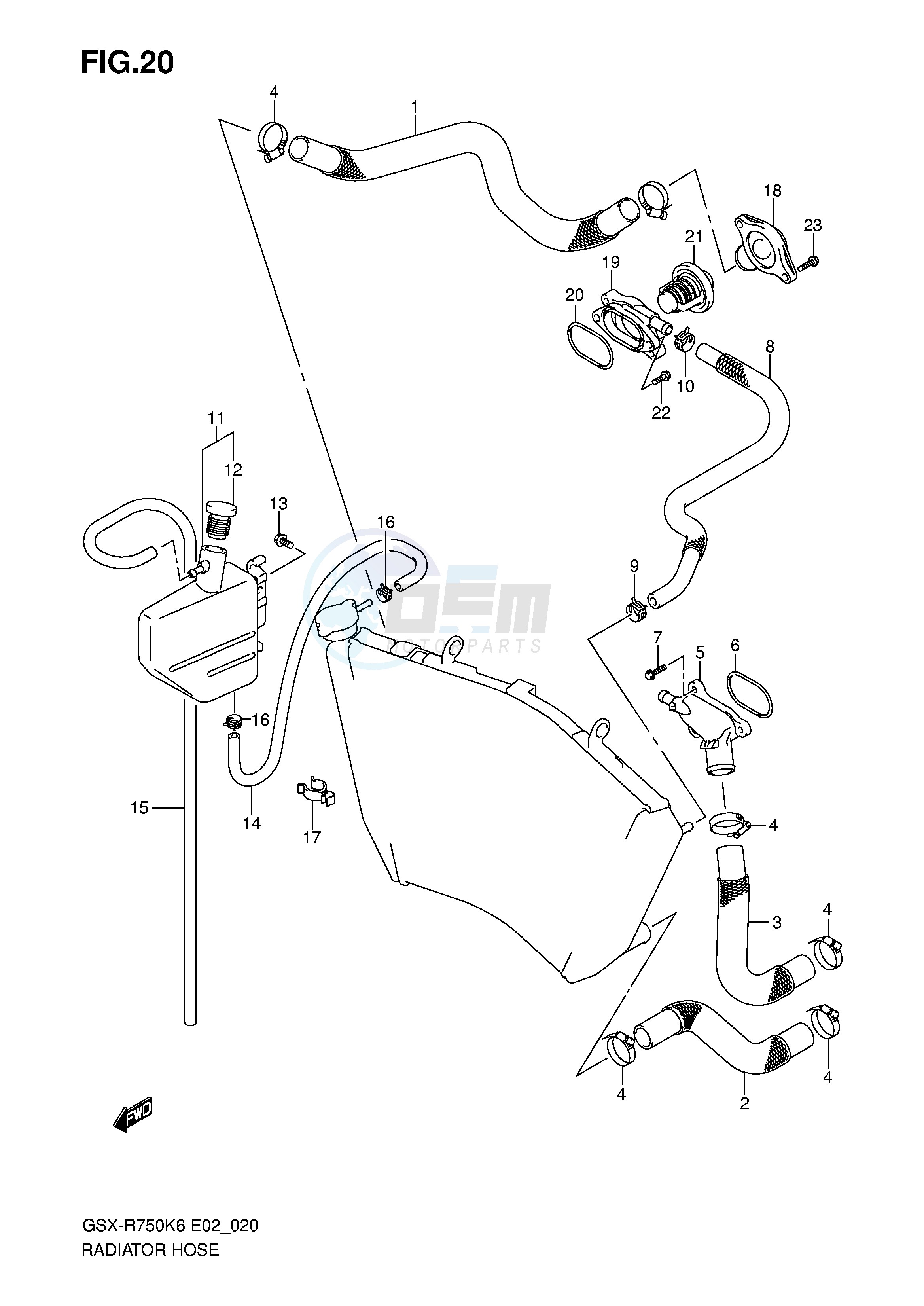 RADIATOR HOSE image