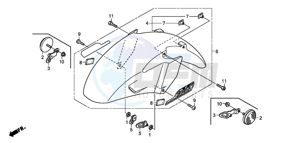 FRONT FENDER image