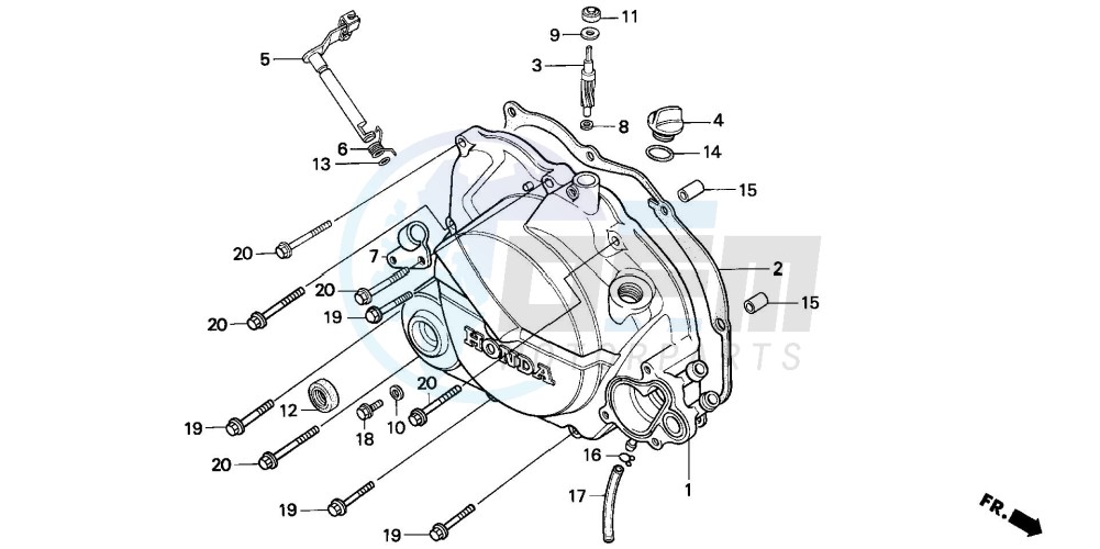 RIGHT CRANKCASE COVER image