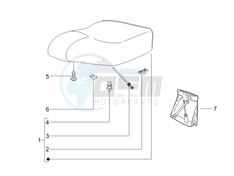 Saddle seats - Tool roll image