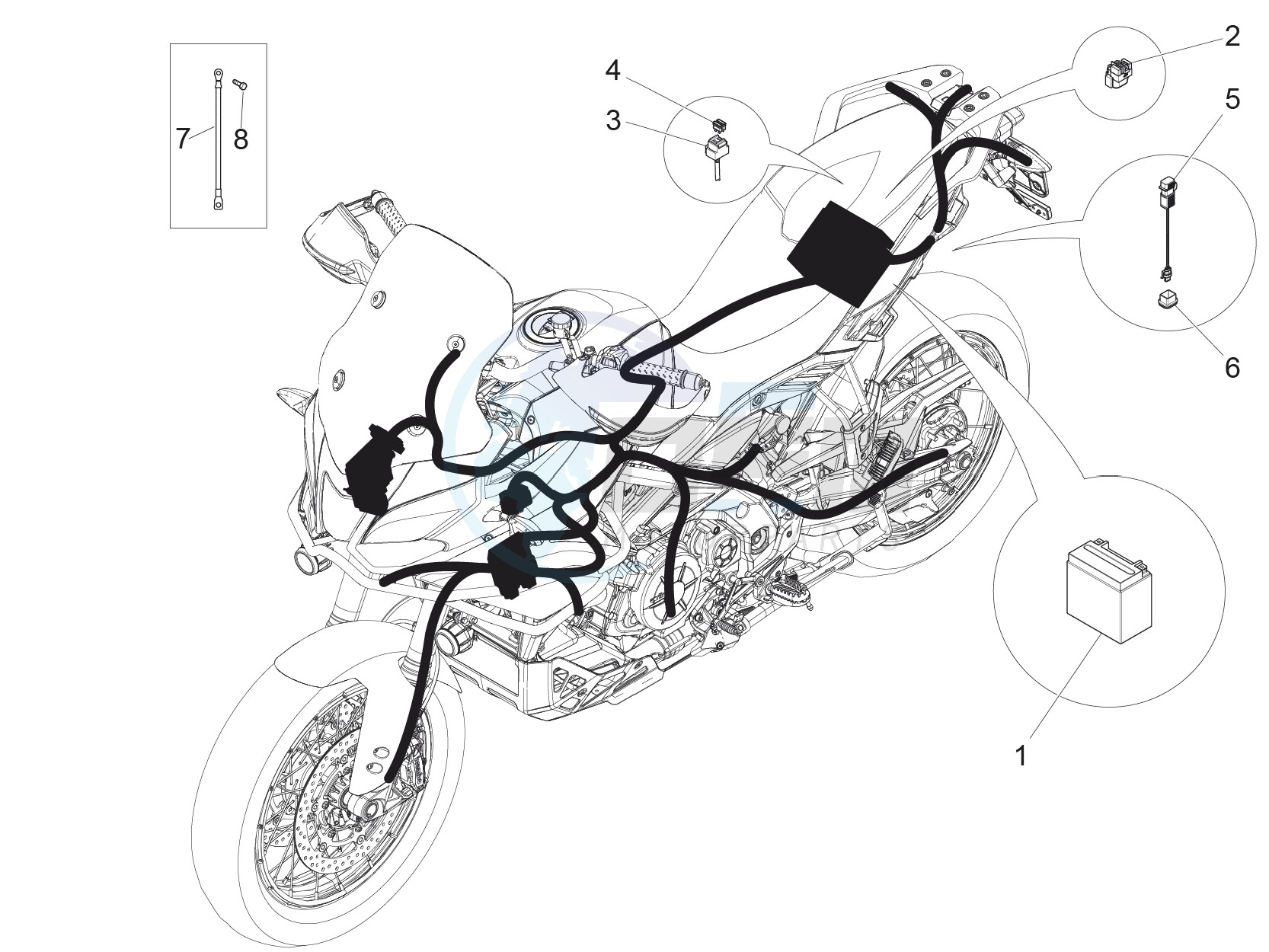 Rear electrical system blueprint