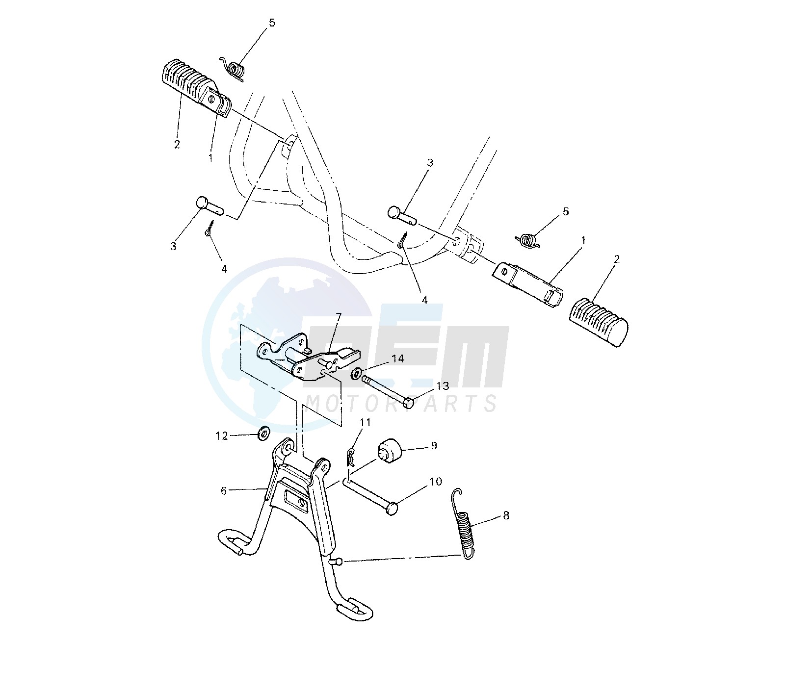 STAND AND FOOTREST image