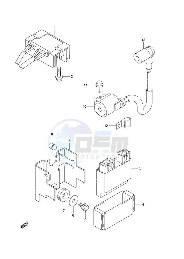 Rectifier/Ignition Coil Non-Remote Control image