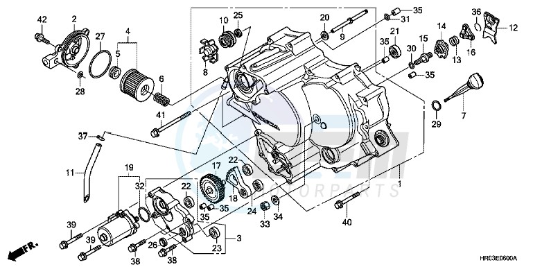 FRONT CRANKCASE COVER image