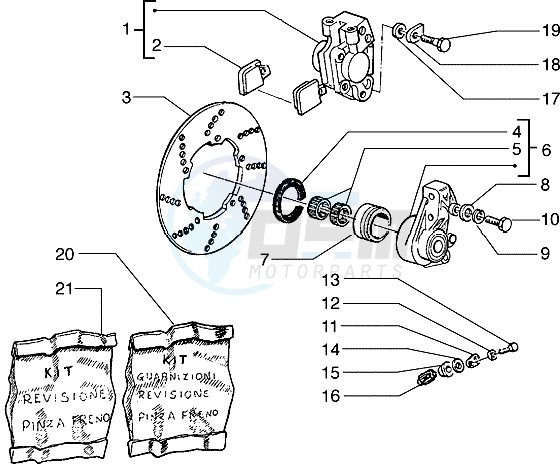 Brake caliper - Brake disc image