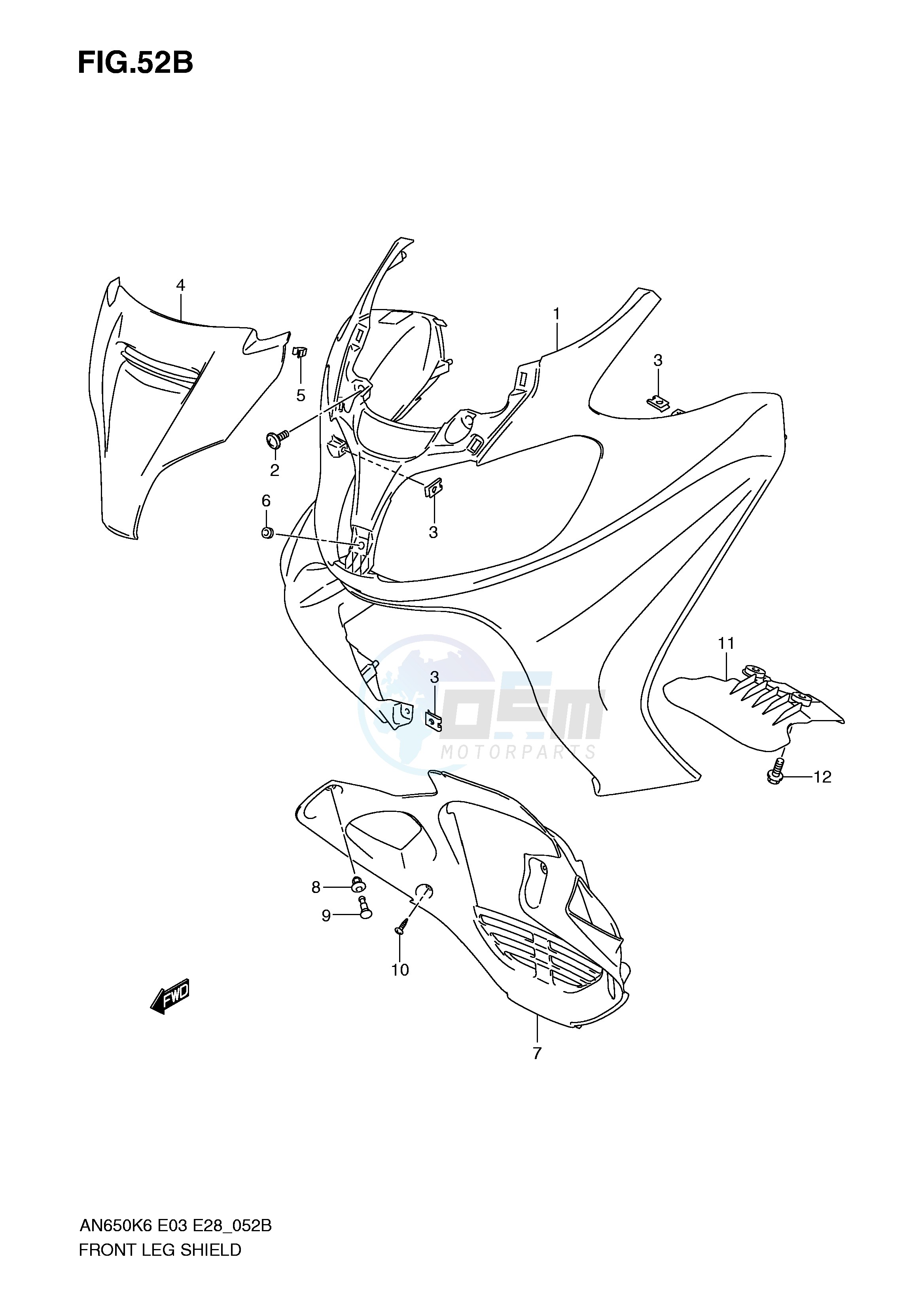 FRONT LEG SHIELD (MODEL K9) image