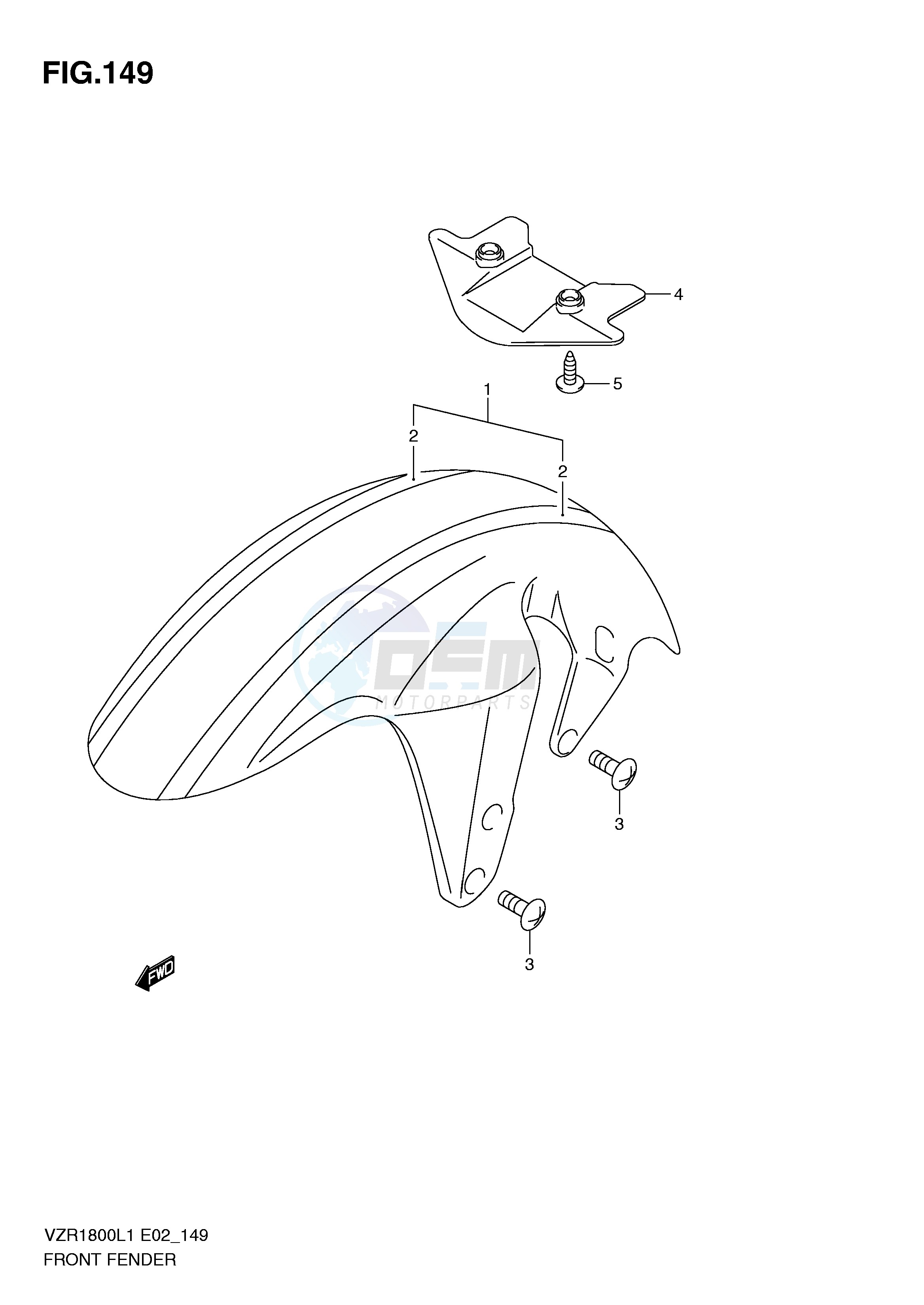 FRONT FENDER (VZR1800ZL1 E2) image