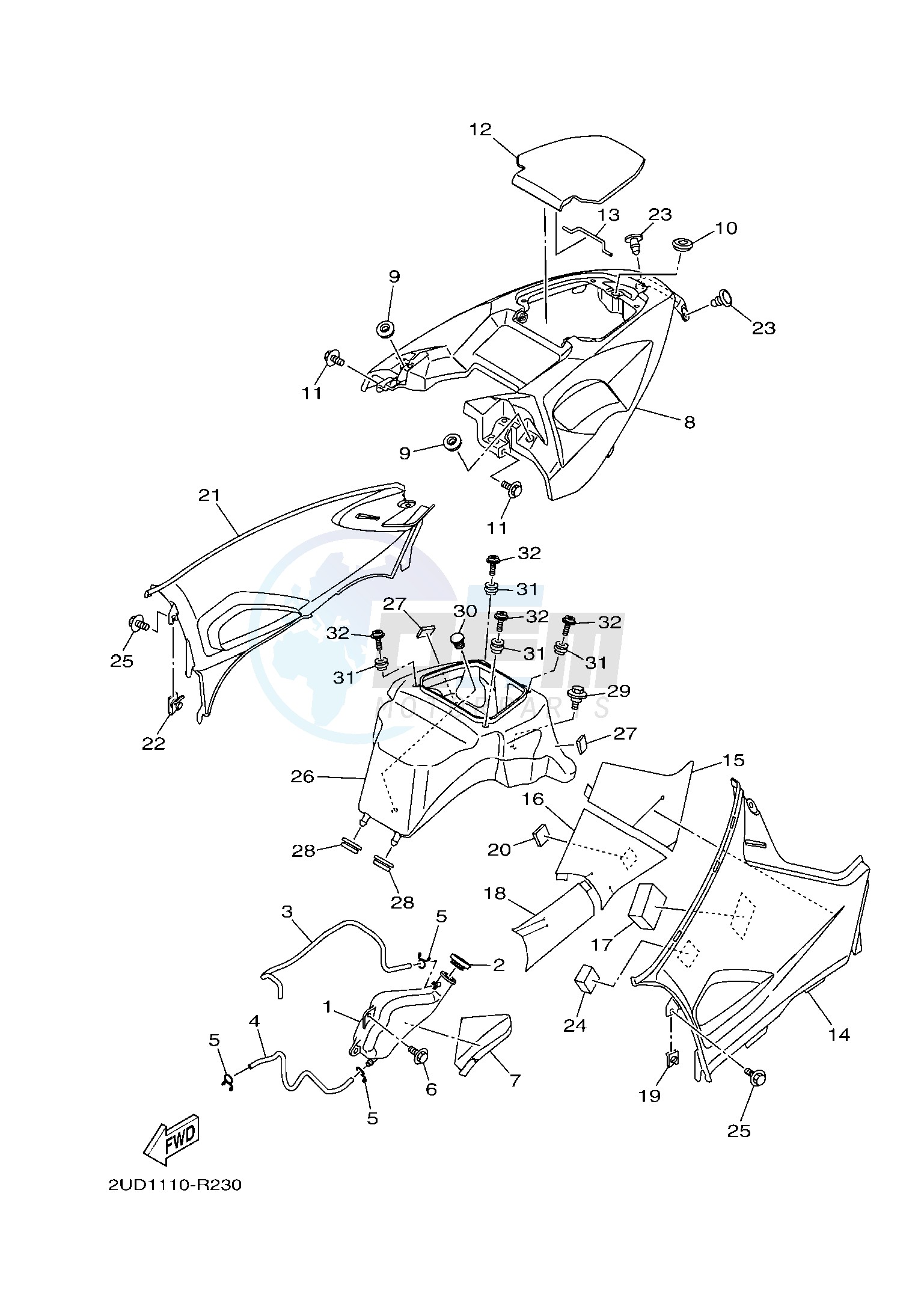 SIDE COVER blueprint