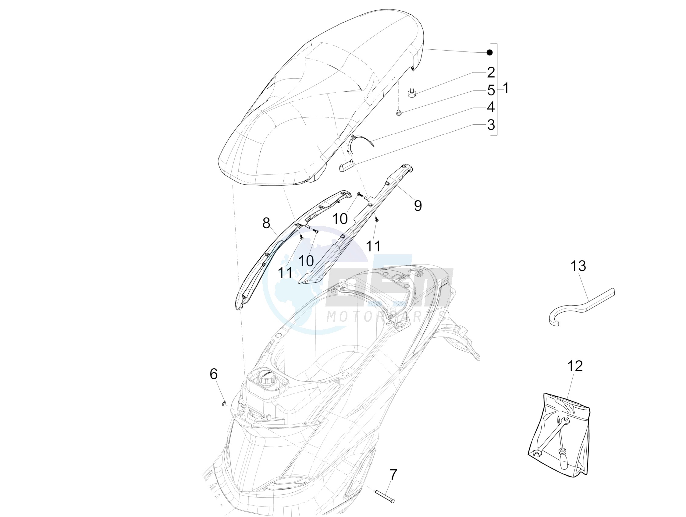 Saddle/seats image